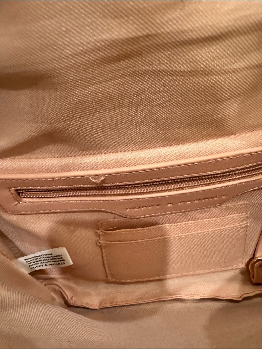The SIDEKICK Blush Leather Crossbody Belt Bag - Picture 9 of 9